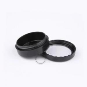 5g mini-frasco olho sombra preta cosmético frasco pó recipiente de plástico a composição por sombra de olhos