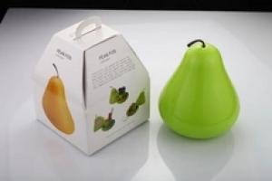 Décoratif en plastique Mêle Maquillage Pear Pod Conteneurs