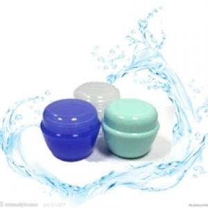 Leere Jar Pot Cosmetic Sahnebehälter Schraubdeckel mit Innendeckel