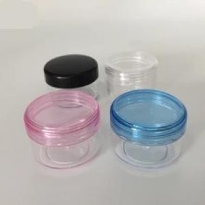 Leere Mini-Runde 5gram / 5ml Plastiktopf Gläser