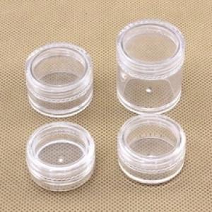 All'ingrosso della fabbrica contenitore cosmetico di stile di corsa vuoto vaso di plastica contenitore cosmetico