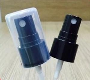 Factory black plastic fine mist spray pump for perfume