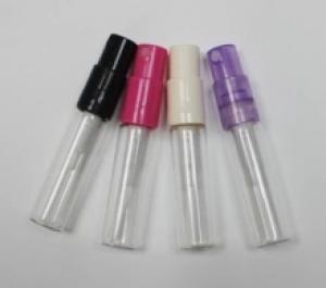 parfum de verre échantillons gratuits 2 ml / 2 ml pulvérisation / bouteille en plastique de 2 ml