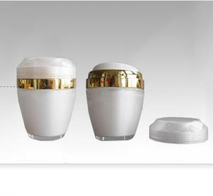 Luxo composição vazio recipiente plástica com frascos de tampa