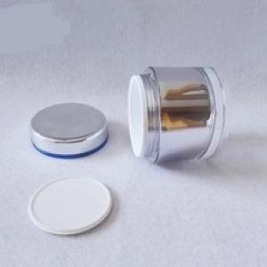 Makeup Cream Vasi contenitore vuoto cosmetico Campione acrilico vaso di plastica