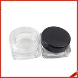 Nuevo diseño 3g Claro cosmética frasco vacío Pot sombra de ojos maquillaje de la cara Crema de contenedores