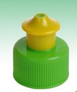 Nuevo producto plástico tirón tornillo tapón pulsador 24/410