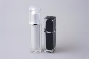 OEM Preto aceitável e plástico branco Cuidados Pessoais bomba de loção garrafa