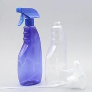 Plastik Tetik sprey ile PET 500ml Tuvalet Temizleyici Şişe