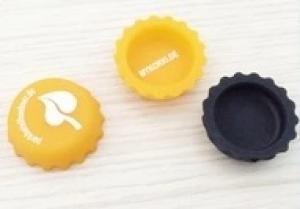 Silicone plastic bottle cap