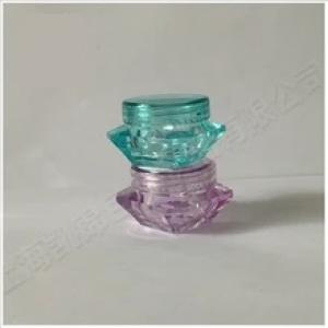 Pequeña muestra de plástico mini botella tarros cosméticos de maquillaje contenedores vacíos Pot