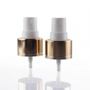 Travel Portable bright gold finger perfume sprayer pump for bottle