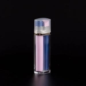 Bicolor clásica botella del aerosol de doble cámara de plástico