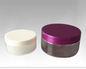 Wholesale aluminum skin care 253ml cream jars empty makeup containers