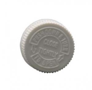 child resistant cap/lid screw cap PP plastic