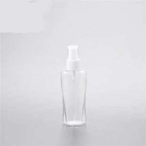 de plástico transparente de 20 ml PET vacías aerosol botella pequeña para el embalaje de cosméticos