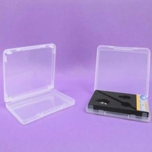 maquillaje de cristal caso / pequeña de plástico recipientes transparentes con tapas