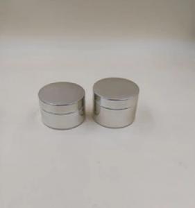 electroplate silver skin care cream plastic jar 500ml