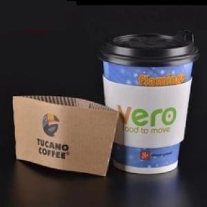 bianco nero cappuccio di chiusura in plastica per caffè