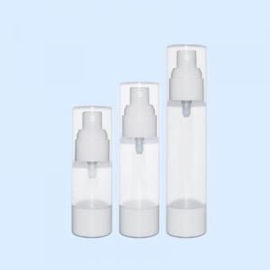 Cosméticos 15ml 30ml 50ml PP Plástico Cosmético De Bomba Airless Botella Con Spray Acceoped