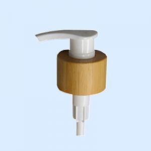 Bamboo lotion pump