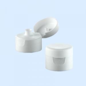 Flip top plastic containers