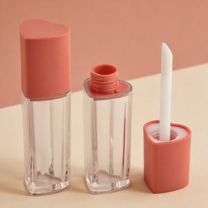 Heart shaped lip gloss tubes