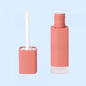 Pink lip gloss tube