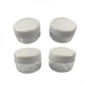 Лучшие продажи Мини Косметического Empty Eyeshadow Макияж Крем для лица баночки бальзам для губ контейнера 10мл п.с. переработанного пластика косметических банков